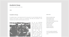Desktop Screenshot of essayacademic.com