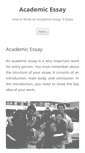 Mobile Screenshot of essayacademic.com