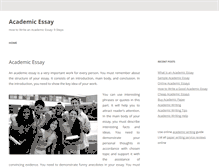 Tablet Screenshot of essayacademic.com